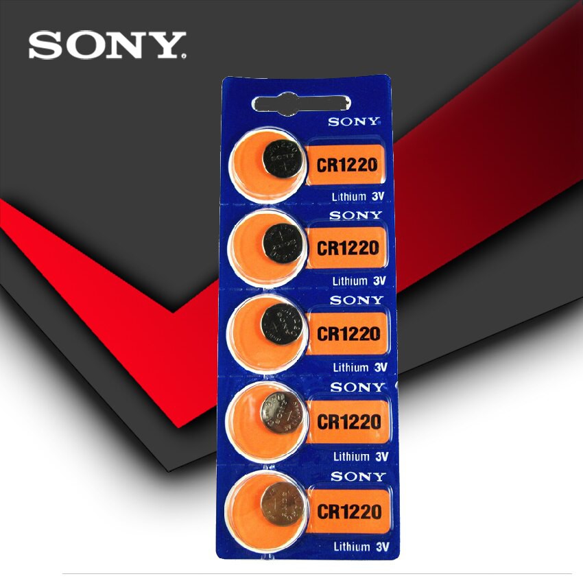 【READY STOCK】Sony CR1220 Button Cell Battery For Watch Car Remote Key ...