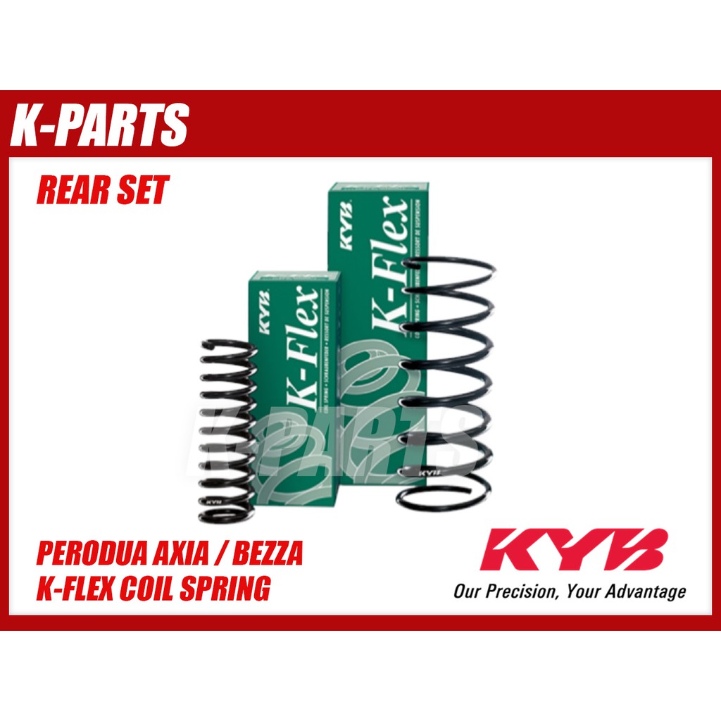 PERODUA AXIA BEZZA COIL SPRING K-FLEX KAYABA KYB REAR | Shopee Malaysia