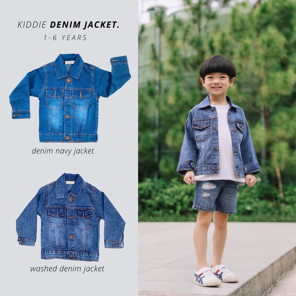 Koalakiddie KIDDIE DENIM JACKET Kids Jeans JACKET Children's And Baby Jackets Shopee