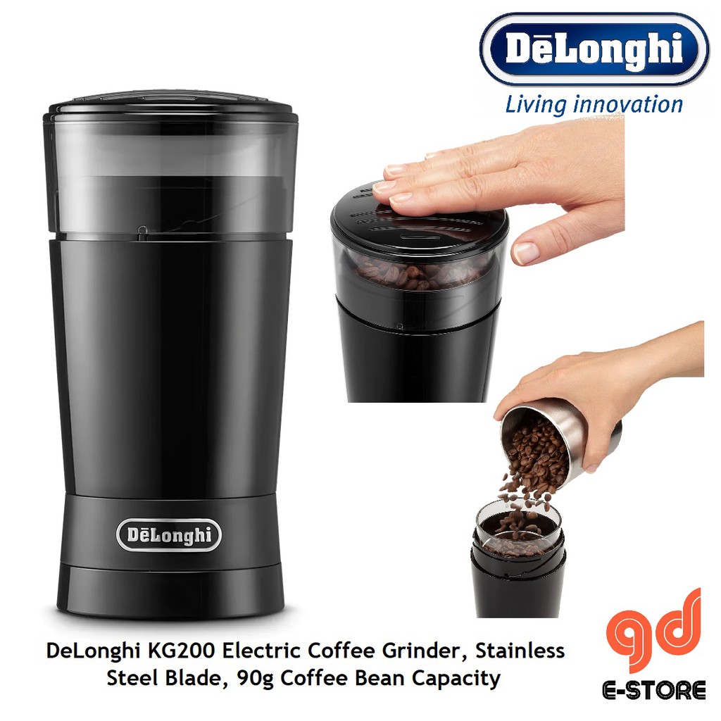 Delonghi electric shop coffee grinder