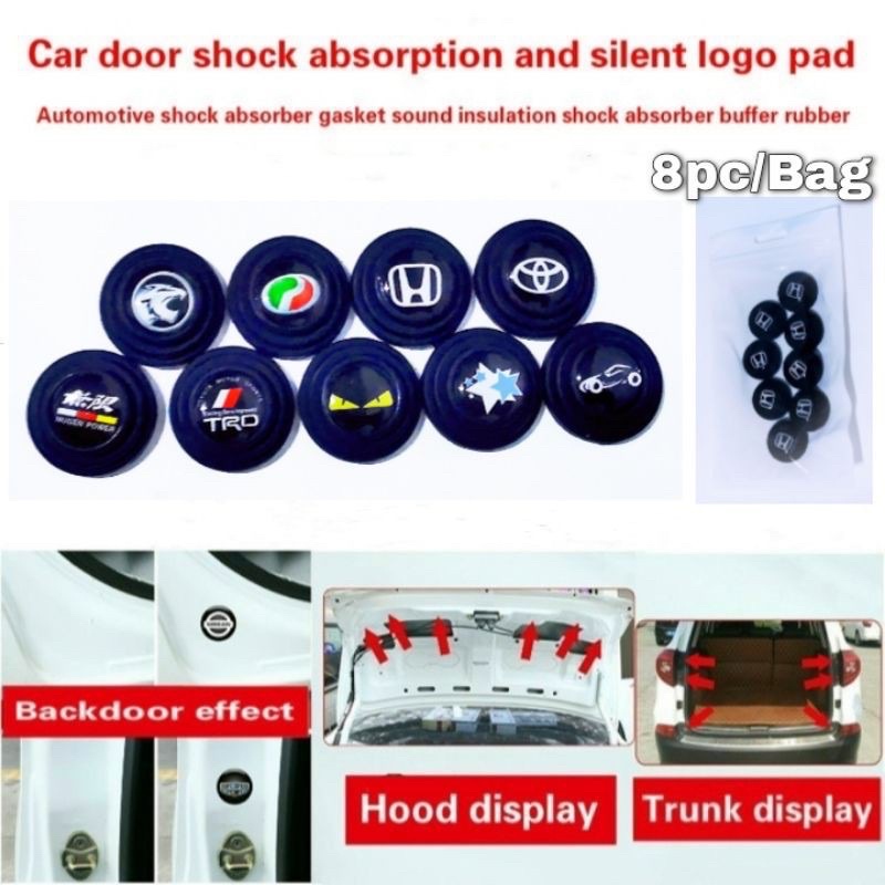 Car Door Universal Anti Shock Buffer Absorber damping soundproof ...
