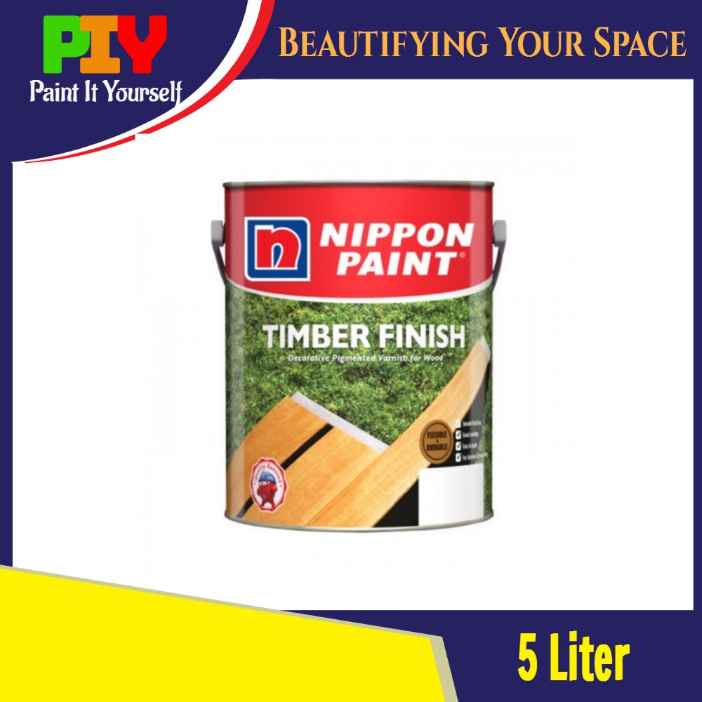 Nippon Paint Timber Finish Varnish Shellac - 5 Liter | Shopee Malaysia