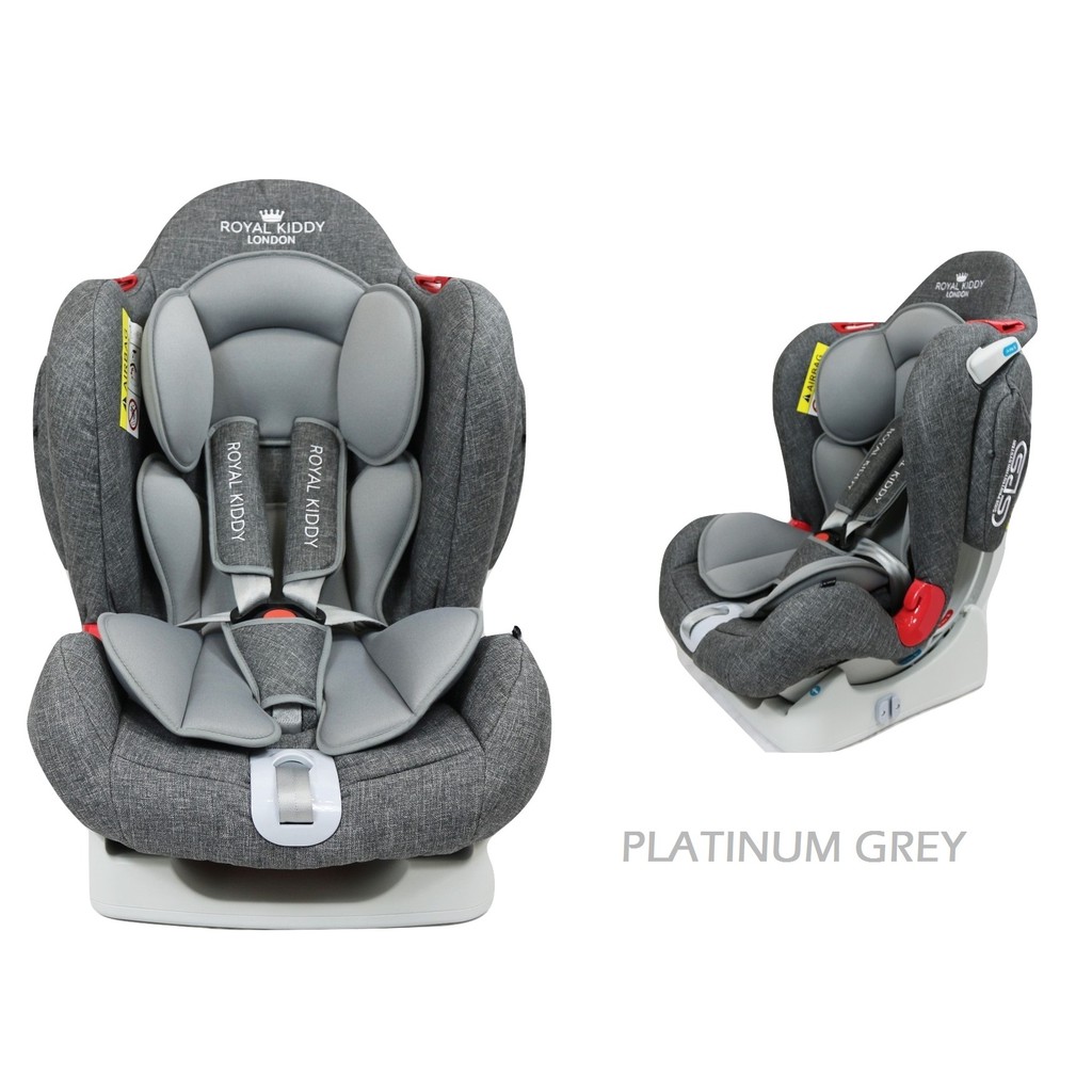 Royal Kiddy London Venture Platinum Grey Baby Car Seat Newborn to 6 years old Shopee Malaysia