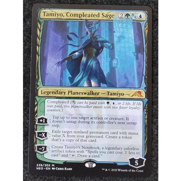 Magic The Gathering : Tamiyo, Compleated Sage Mythic-Rare Kamigawa Neon ...