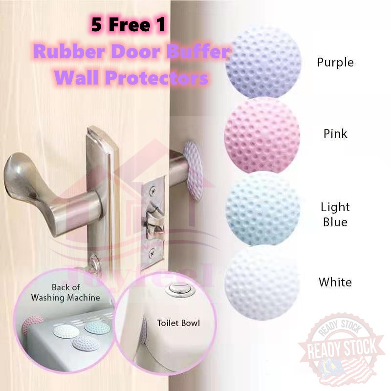 🇲🇾💖Ready Stock💖🇲🇾5 Free 1 Self Adhesive Rubber Door Buffer Wall ...