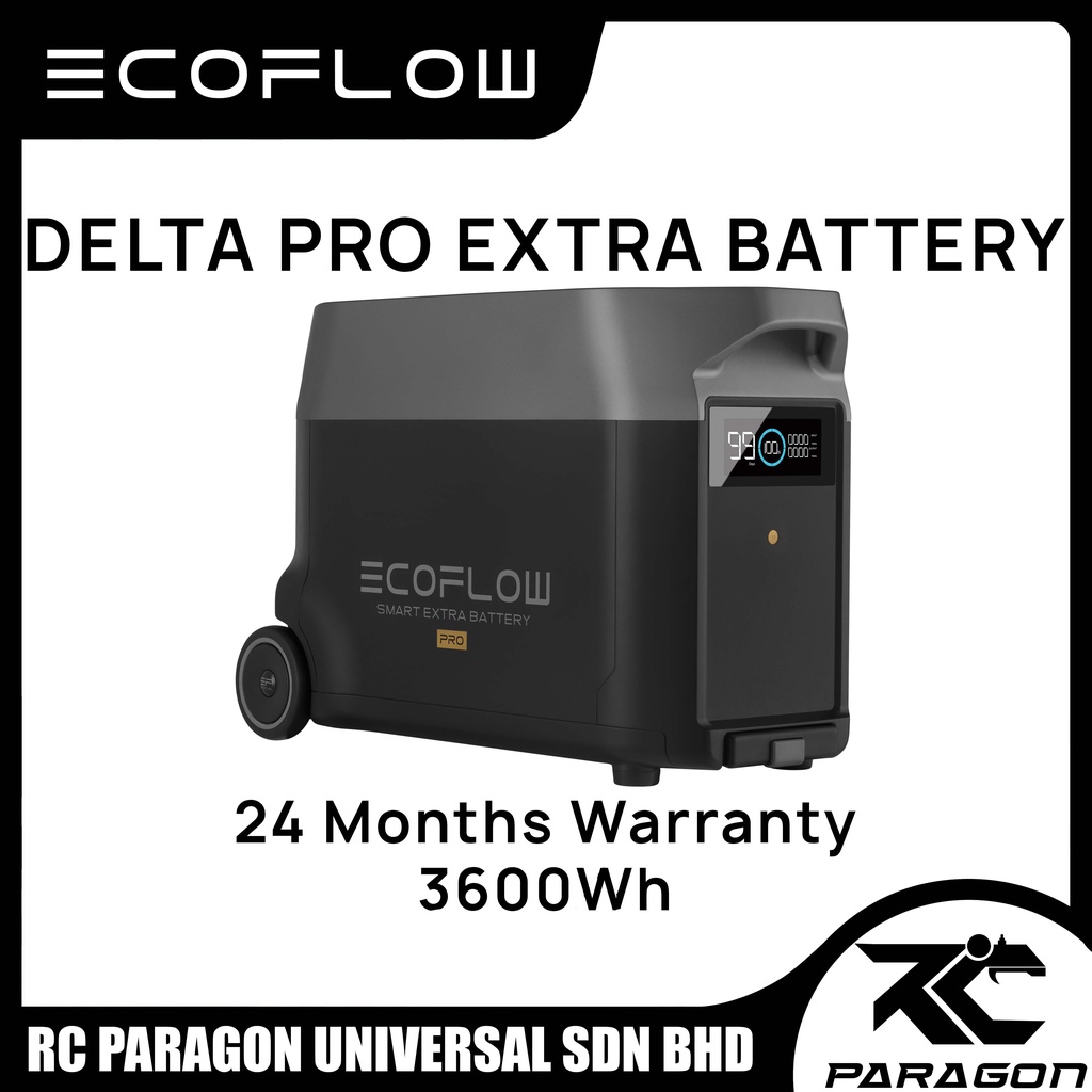 EcoFlow Delta Pro Extra Battery ONLY Portable Power Station 3600W (Peak ...