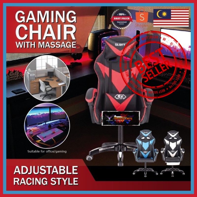 New Generation Professional Ergonomic Gaming Chair / Kerusi Gaming ...