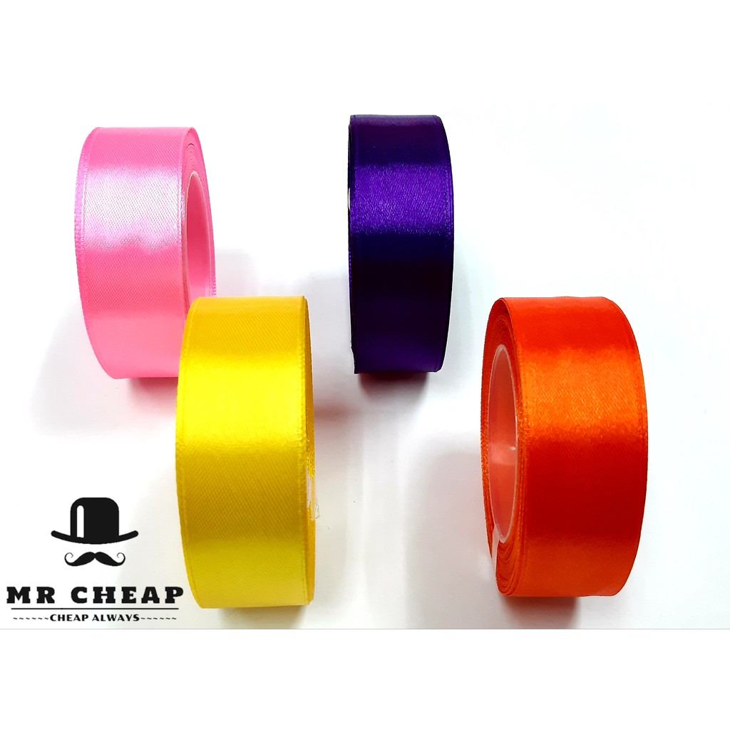 Satin Ribbon 1inch (1 Roll) 7009 | Shopee Malaysia