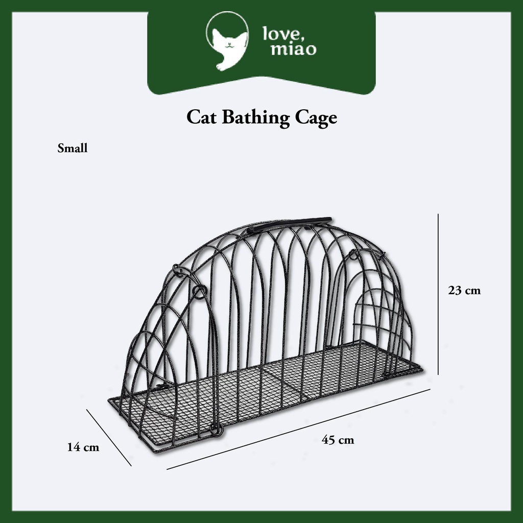 GALPADA Portable Cat Bath Cage - Wear Resistant Pet Grooming & Bathing Cage For Home Use