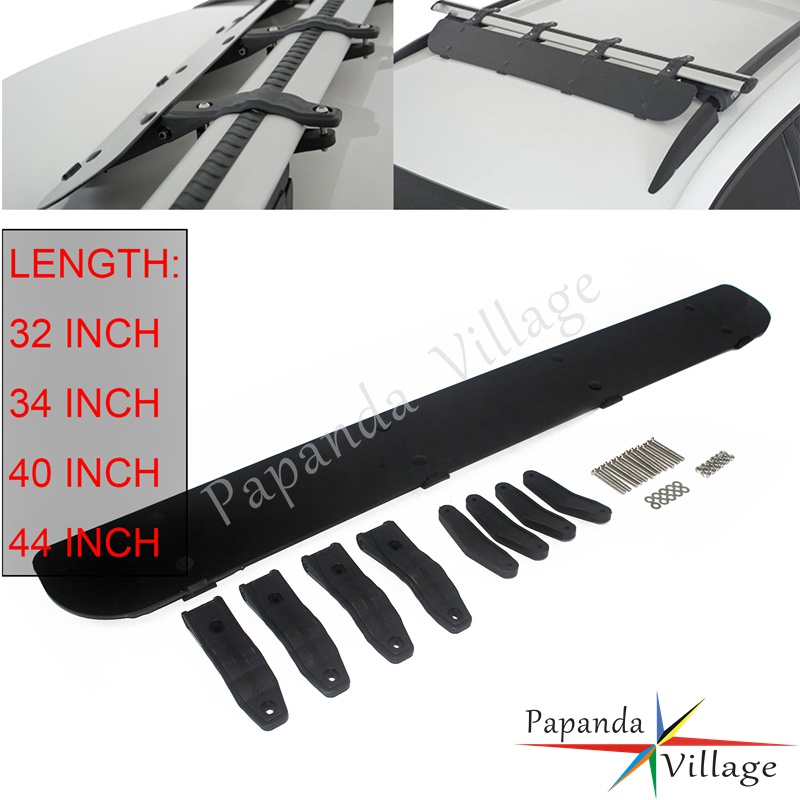 44 Inch Fairing Reduce Noise Roof Rack Cross Bar Mount Wind Fairing Air