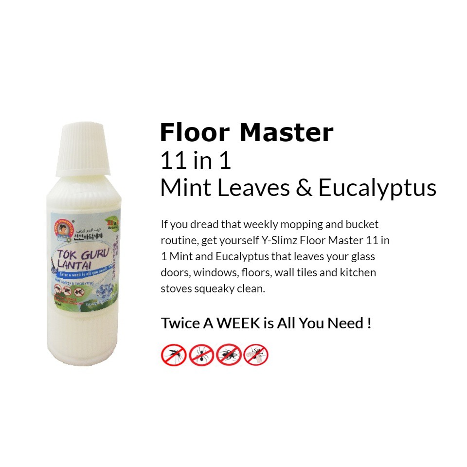Y-slimz Korea Technology Floor Master Cleaner 11 in 1 Kill Bacteria ...