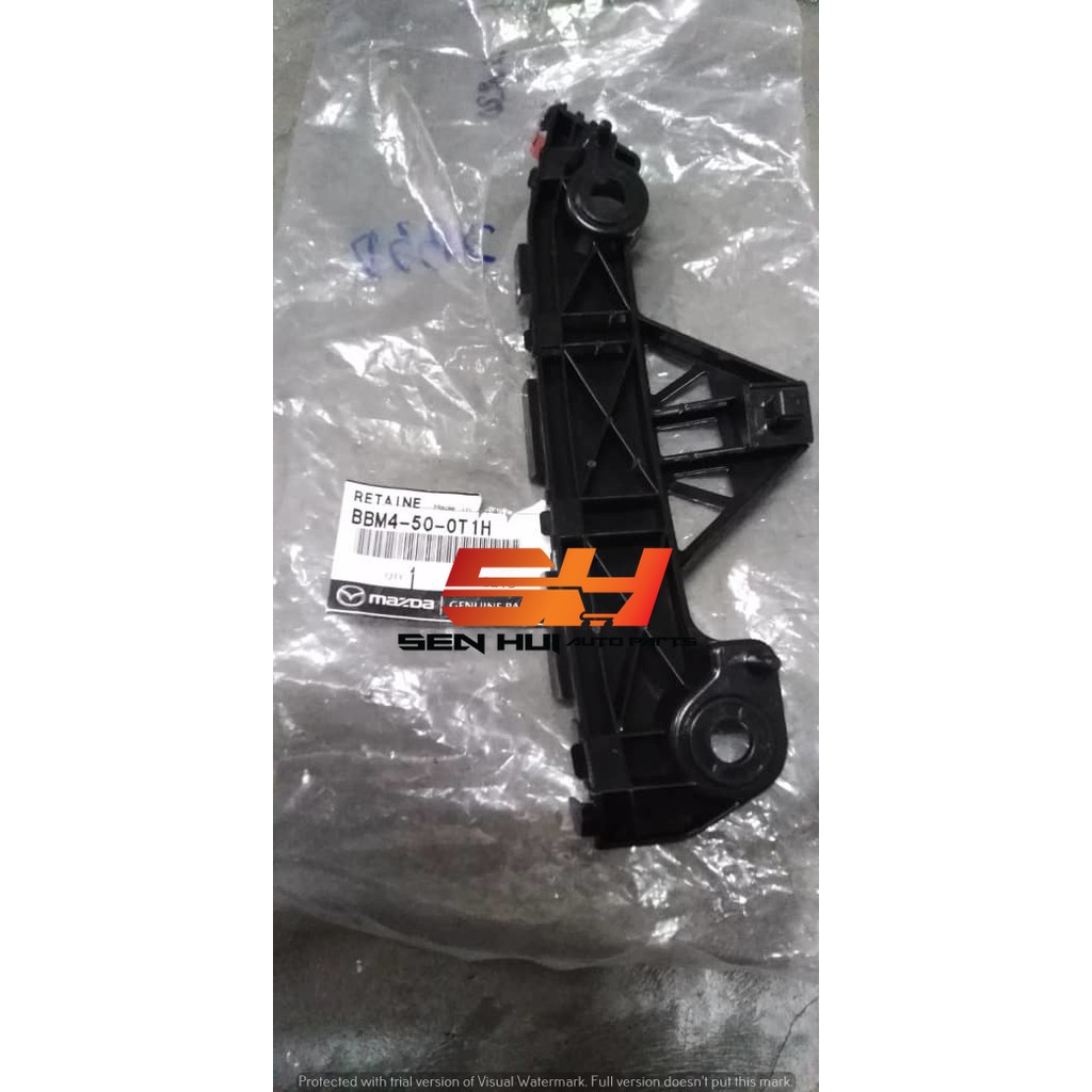 Support De Fixation Pare-chocs Avant Gauche Pour Mazda 3 2019-2025 - Bracket Noir, Neuf, Référence BDTS-50-0U0A