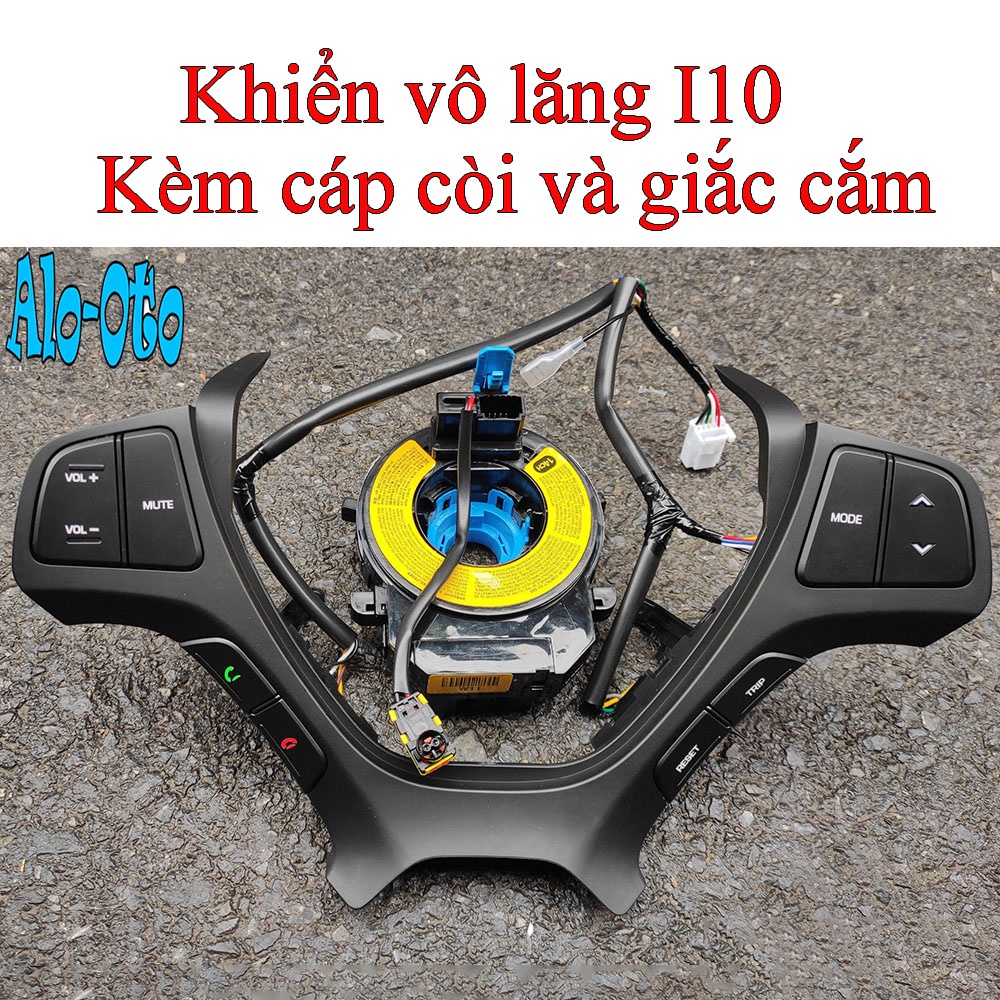 Grand I10 Steering Wheel Comes With Horn Cable. There Are Installation