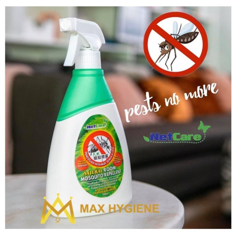 NetCare Natural Mosquito Repellent Spray 500ml / 驱蚊喷雾 Penghalau Nyamuk ...