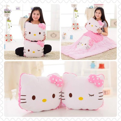 Hello kitty shop pillow blanket