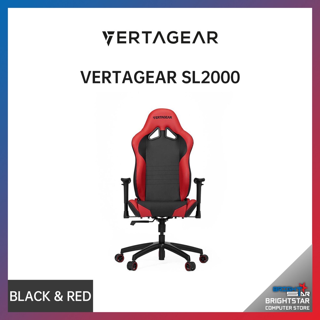 Vertagear SL2000 Gaming Chair Red | Shopee Malaysia