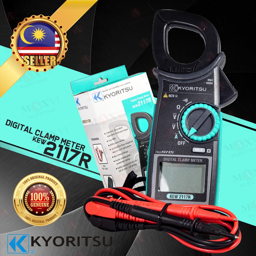 KYORITSU KEW 2117R DIGITAL CLAMP METER Shopee Malaysia