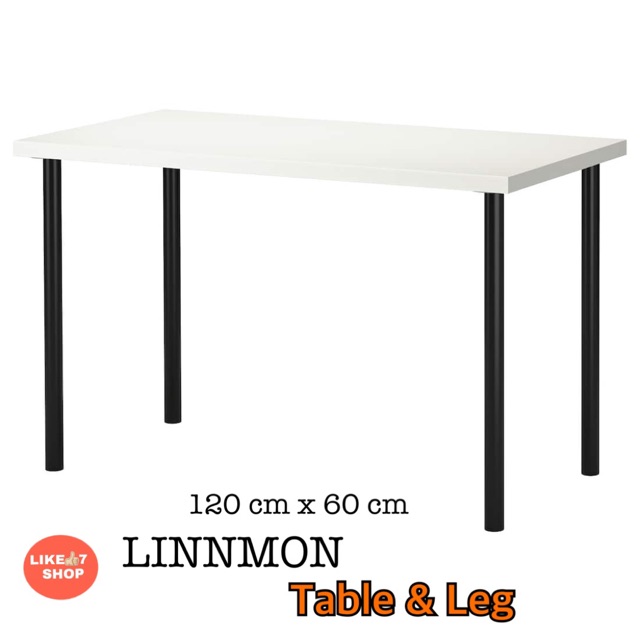 IKEA LINNMON Table & Adlis Leg Shopee Malaysia