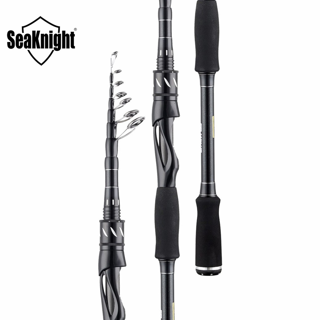 SeaKnight Sange II M MH Carbon Telescopic Fishing Rod Casting Spinning  (7-25g/8-18lb) - 2.1m/2.4m