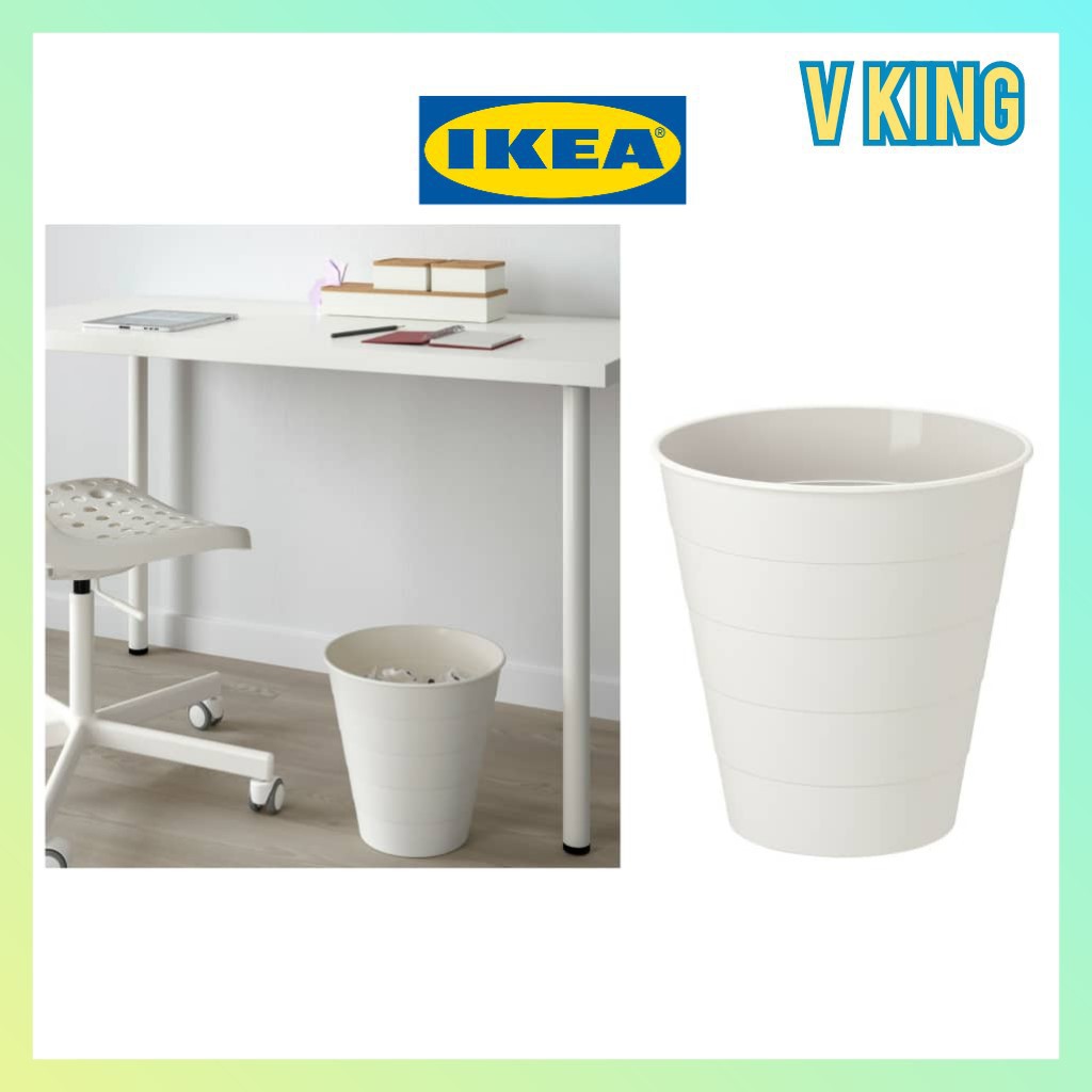 Trash Canrecycle Bin IKEA FNISS WASTE BIN WHITE COLOR 10L IKEA WASTE   288aab0dd666ee166b7c0126f7efc7b2