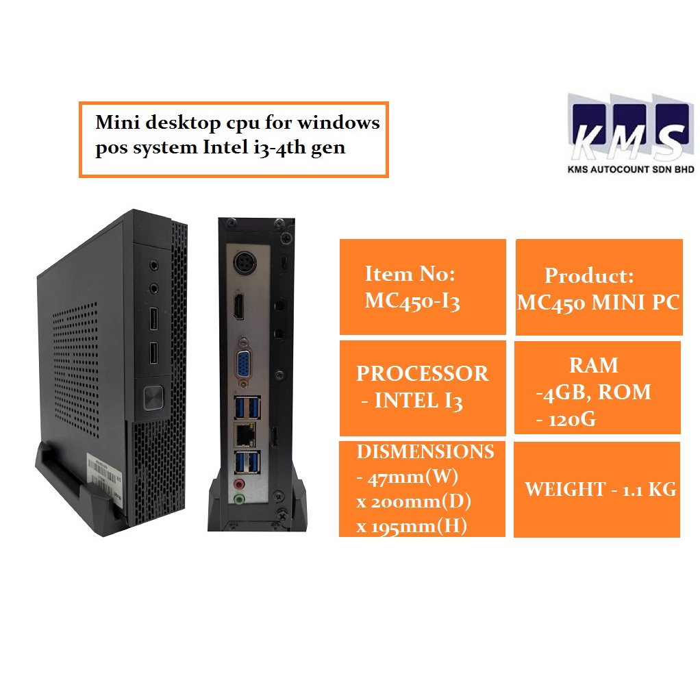 Mini desktop cpu for windows pos system Intel i3-4th gen | Shopee Malaysia