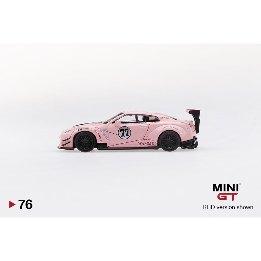 Mini GT (76) LB☆Works Libertywalk Nissan GT-R (R35) Pink