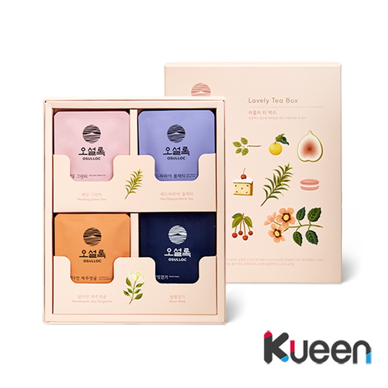 [OSULLOC] Lovely Tea Box (Tea Bag 12pcs) / Shipping from Korea | Shopee ...