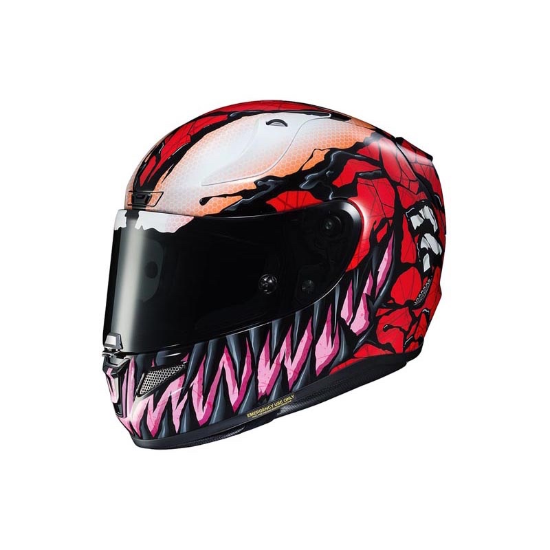 hjc carnage helmet RPHA 11 Pro Originally built for the racetrack HJC RPHA11 Pro Helmet Marvel
