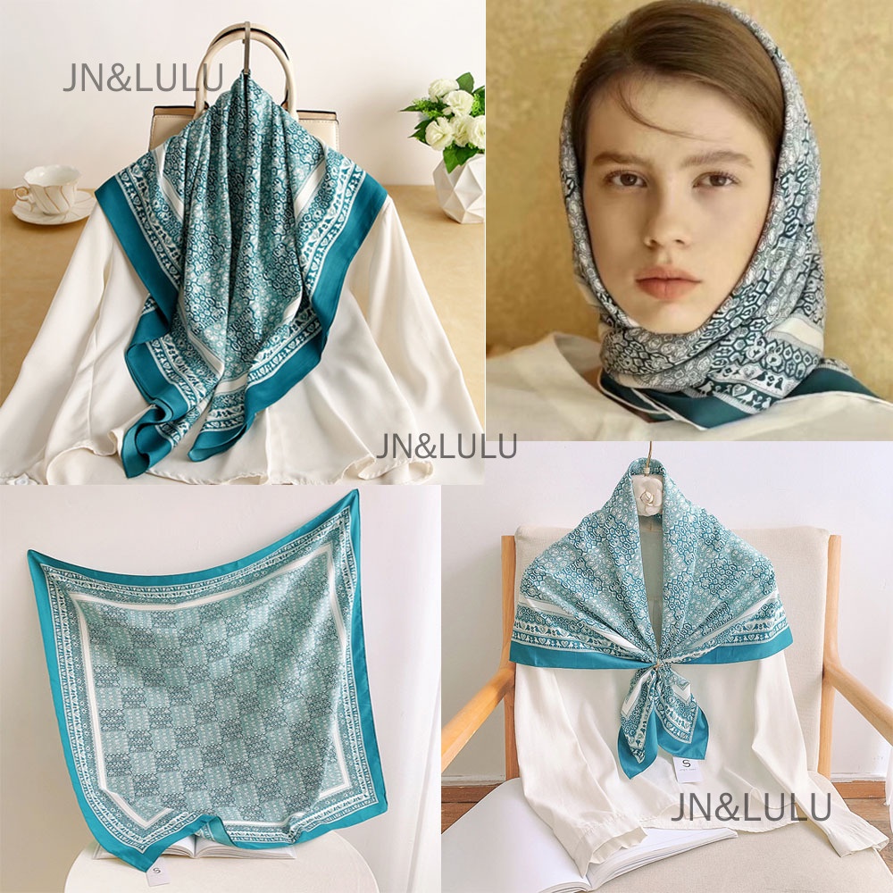 NEW Satin Scarf Turban Hijab Satin Turban Silk Style Scarf Turkish