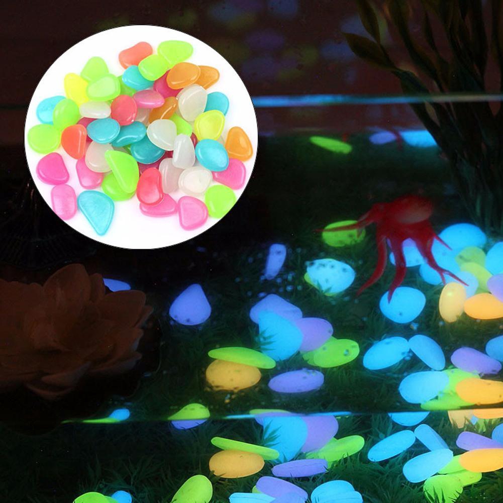 Glow Rocks Orange Glowing Garden Pebbles,Decorative Stones That Glow in The  Dark,Potted Fish Tanks,Glowing Plastic Pebbles (200PCS) : : Pet  Supplies