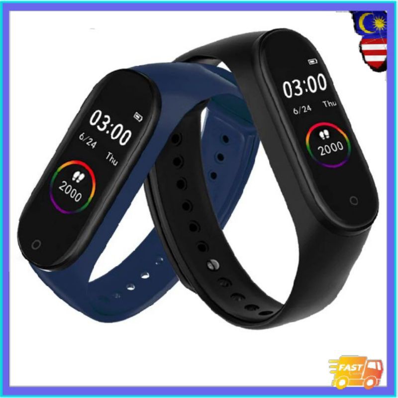 M4 band fitness online tracker