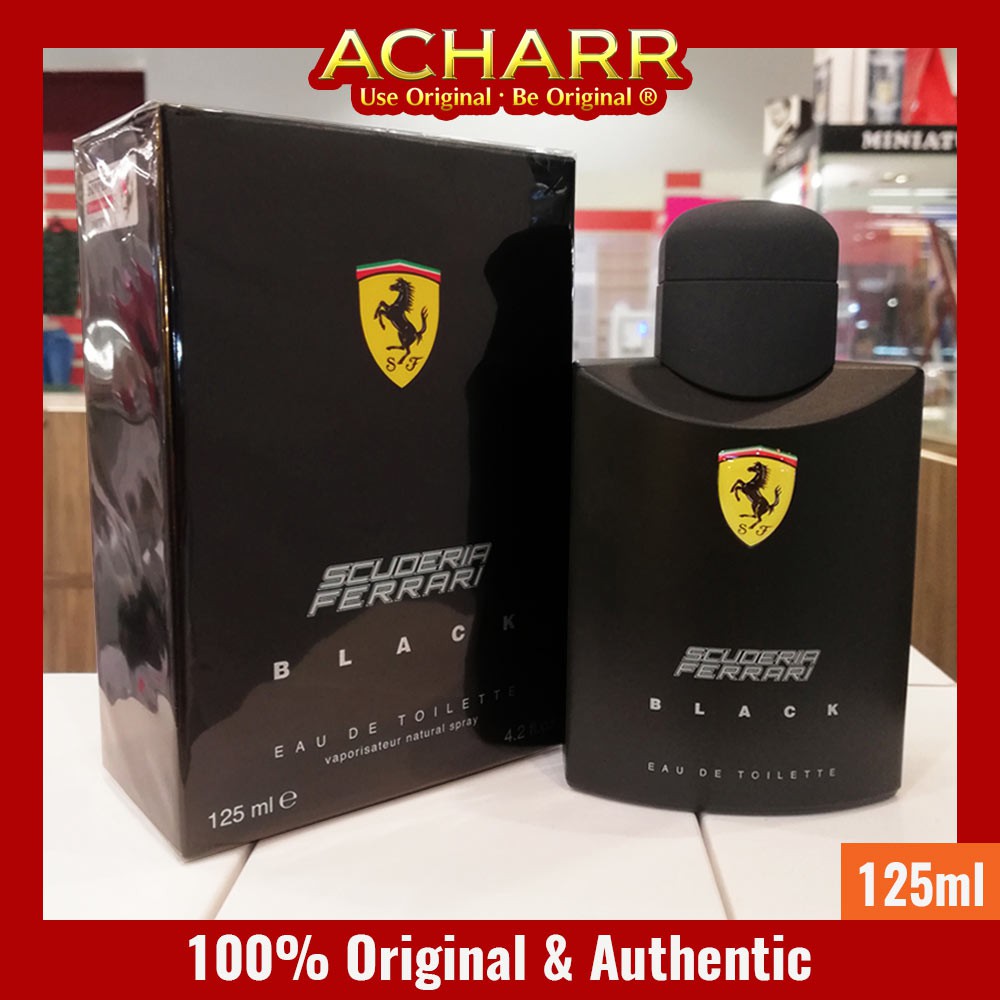 100 Original Scuderia Ferrari Black EDT Perfume 125ml Shopee