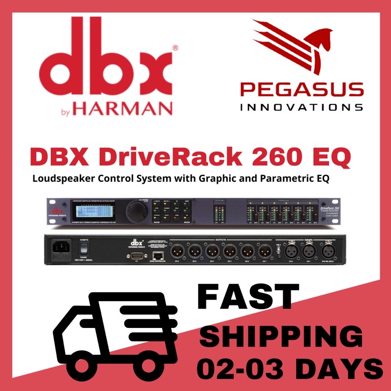 Dbx Driverack 260 Eq Loudspeaker Control System Eq Loudspeaker
