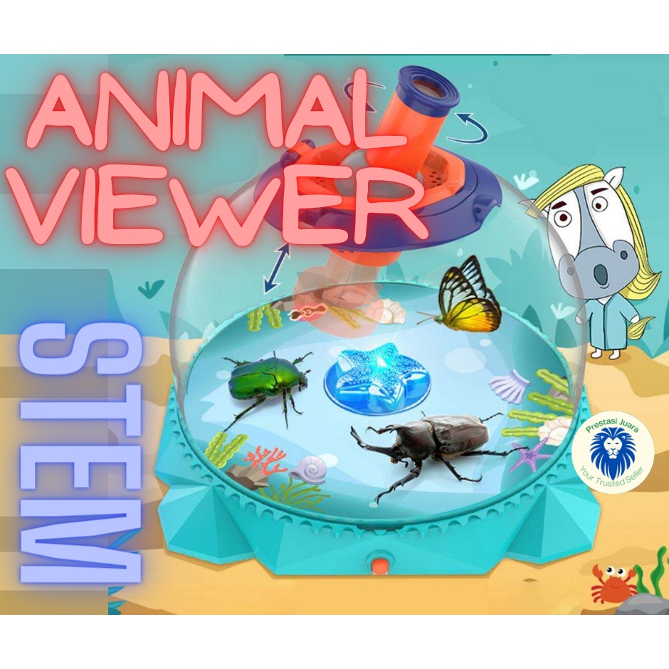 Stem insect viewer with 3 colour light aquarium science observation ...