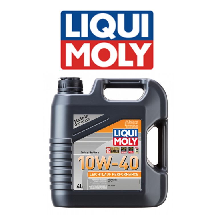 Liqui Moly Leichtlauf Performance 10W40 Racing Engine Oil (4L) Batch ...