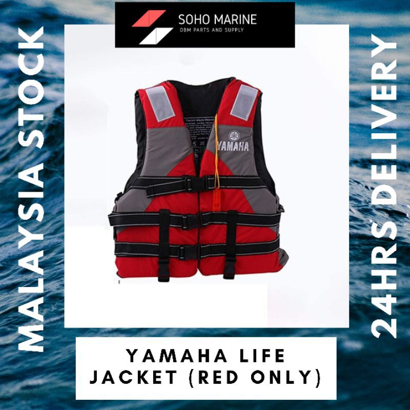 YAMAHA LIFE JACKET ( RED ) Shopee Malaysia