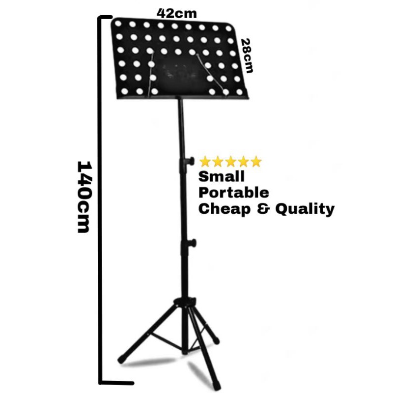 GST Small / Medium Conductor Music Stand / Menu Stand / Music Sturdy