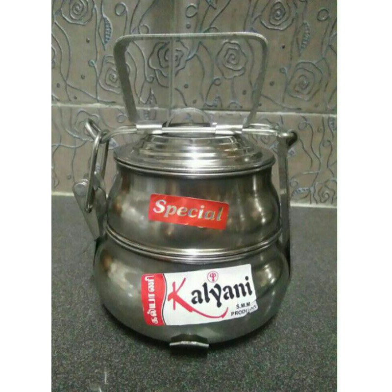 Stainless Steel Multi-Purpose Food Storage Pyramid Container/Tiffin ...