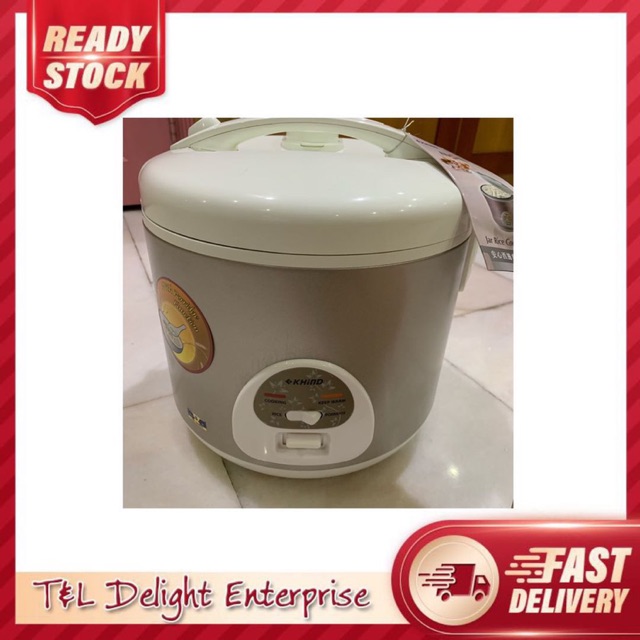 KHIND ANSHIN RICE COOKER RCJ118 ALUMINIUM POTS&NON-STICK SURFACES ...
