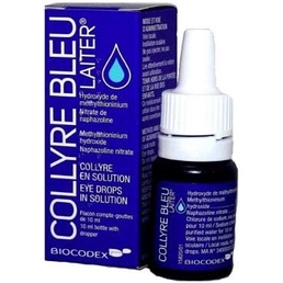 Original Laiter Collyre Bleu Augentropfen – 10 Ml Zur Beruhigung & Reinigung Der Augen
