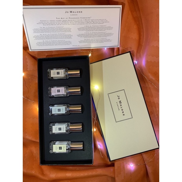 JO MALONE 5 in 1 MINI PERFUME SET TRAVEL SIZE 9ml UNISEX Shopee