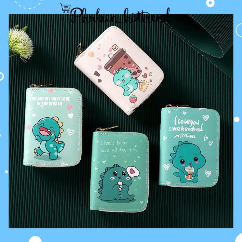 Mini Wallet with Cute Pattern, Super Pretty Green Tone, Hot New Model ...