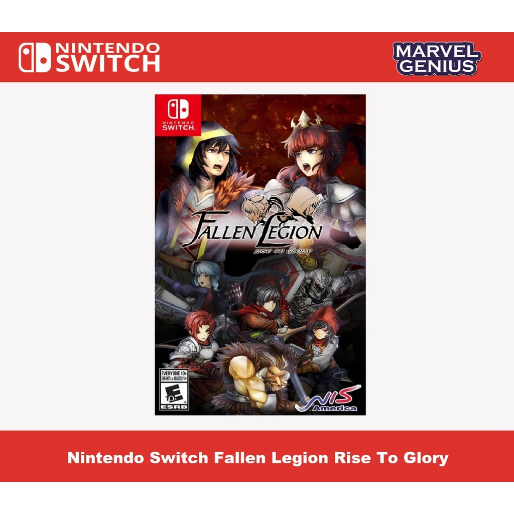 Jeu Fallen Legion : Rise To Glory - Nintendo Switch, Occasion Très Bon état, Boîte Et Notice Incluses