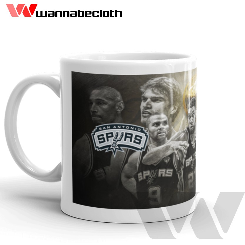 San Antonio Spurs Basketball Mug NBA Spurs Players V1 | Shopee Malaysia