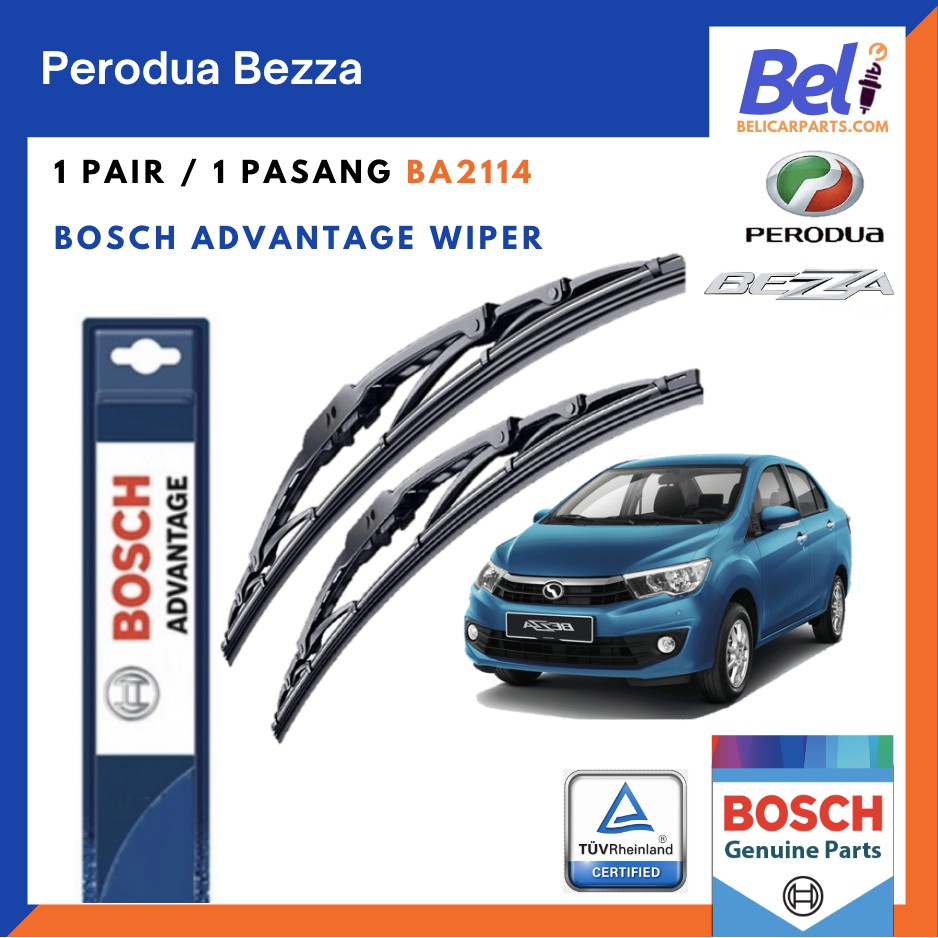 Wiper Perodua Bezza Wiper Car Windscreen Windshield Wiper - Bosch ...