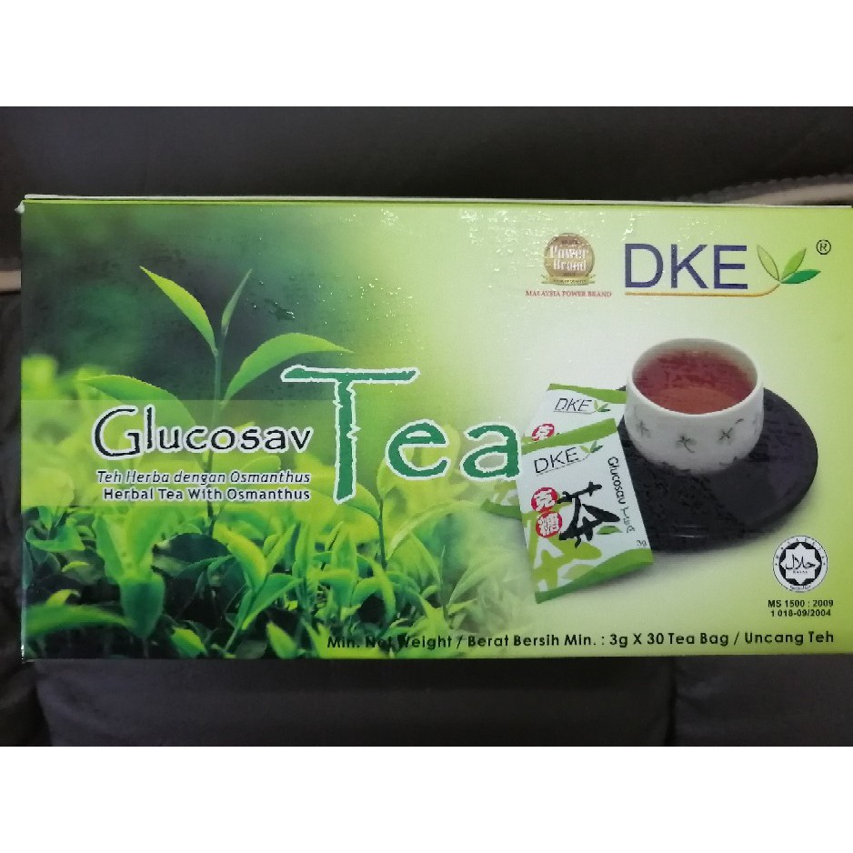 DKE 克糖茶 Glucosav (Herbal tea with Osmanthus) 3gx30 tea bag 匙羹藤叶&桂花 ...