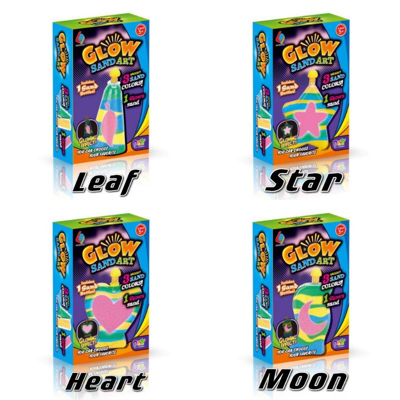 (Ready Stock)GLOW Sand Art Play Sand Art Kids Glitter Shopee Malaysia