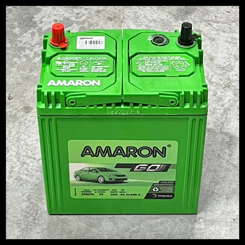 AMARON GO NS40ZL 38B20L BATTERY PERODUA KANCIL KENARI KELISA VIVA MYVI ...