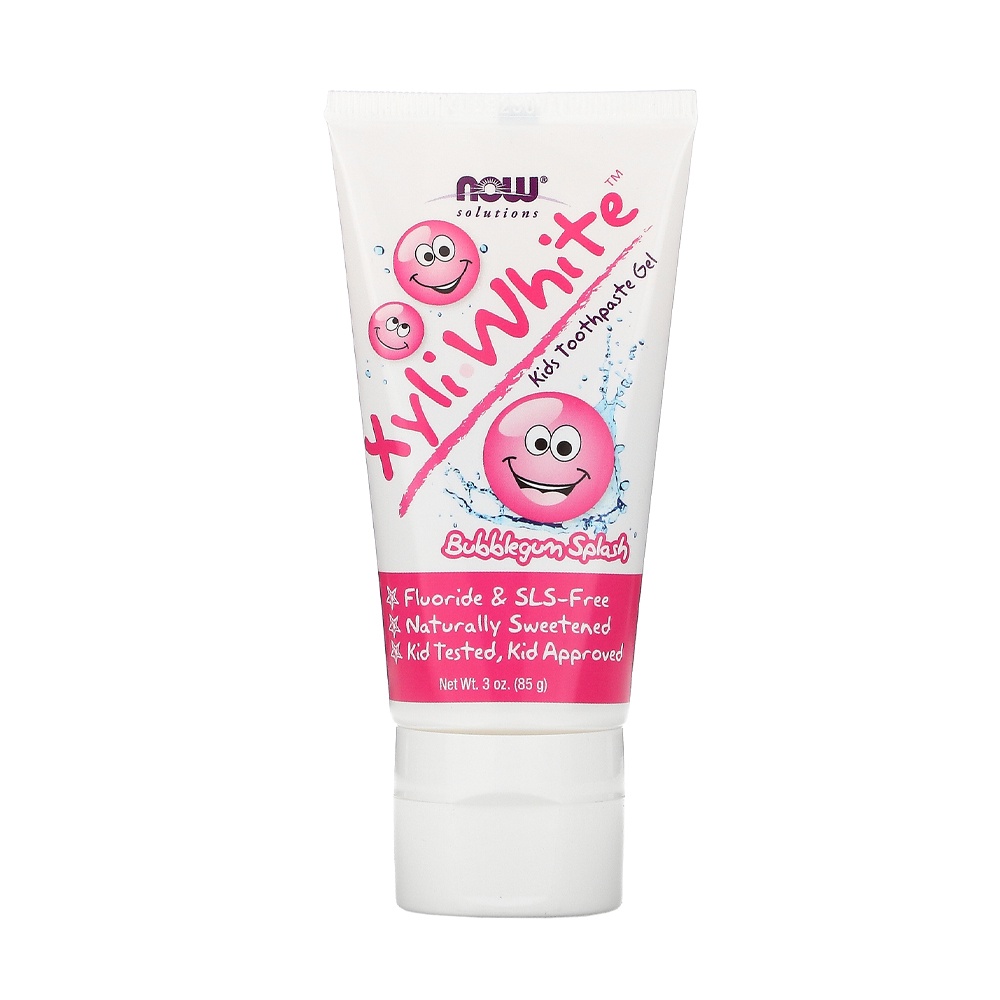 NOW Solutions Xyliwhite Toothpaste Gel for Kids Bubblegum Splash Flavor ...
