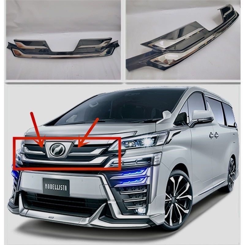 Toyota Vellfire 2018/19/2020y agh30/ggh30 Front grille garnish ...